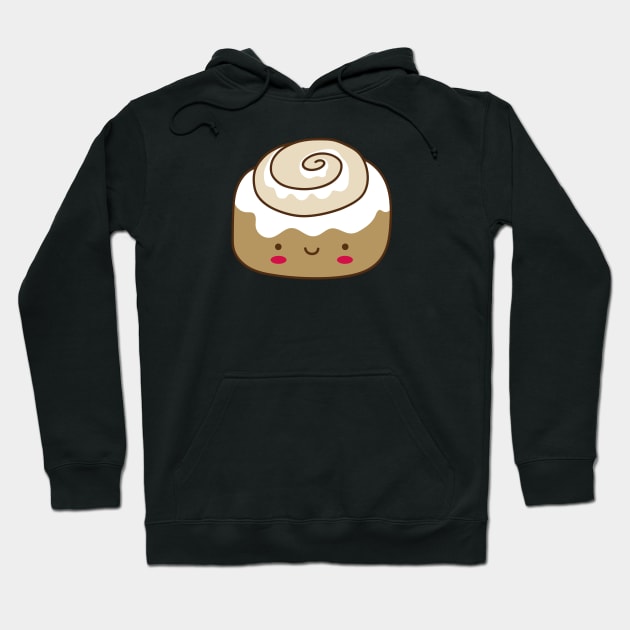 Cute Kawaii Cinnamon Bun Hoodie by designminds1